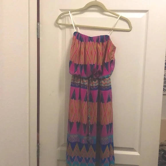 City Studio | Dresses | Colorful Long Maxi Dress | Poshmark